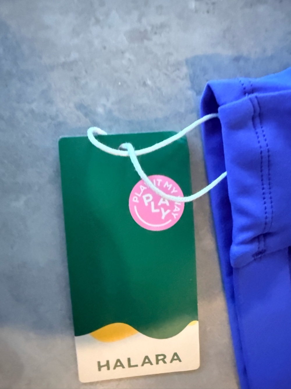 HALARA Cobalt Blue Activewear Top - Picture 3 of 4